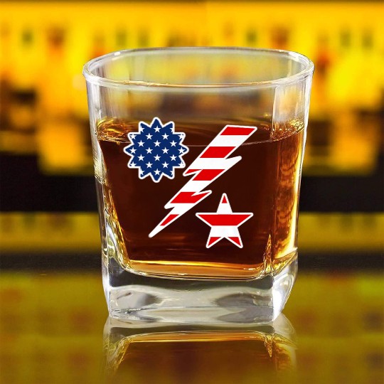 Veteran Gift-Army Ranger 75th Ranger Regiment Us F Square Whiskey Glasses