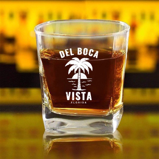 Del Boca Vista - Retirement Community Square Whiskey Glasses