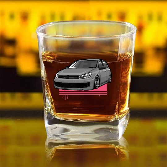 Golf 6: Evolution of Excellence Square Whiskey Glasses