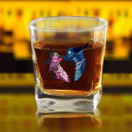 Wings Of Fire Square Whiskey Glasses