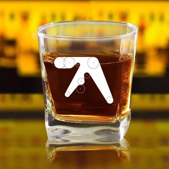 Aphex Twin Logo Square Whiskey Glasses