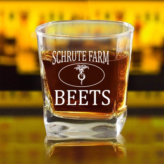 Schrute Farms Square Whiskey Glasses