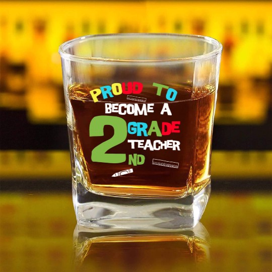 Teacher Square Whiskey Glasses High School Teacher Training