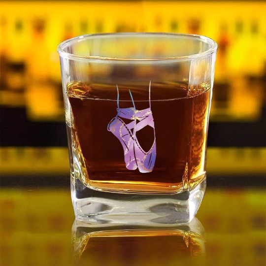 Proud Ballet Dancing Gifts Ballerina Ballet Dancer Square Whiskey Glasses
