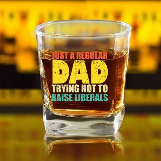 Mens Republican Just A Regular Dad Trying Not To Square Whiskey Glasses