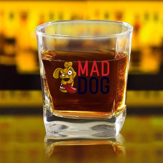 Mad Dog Square Whiskey Glasses