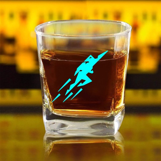 Rocket Man Square Whiskey Glasses