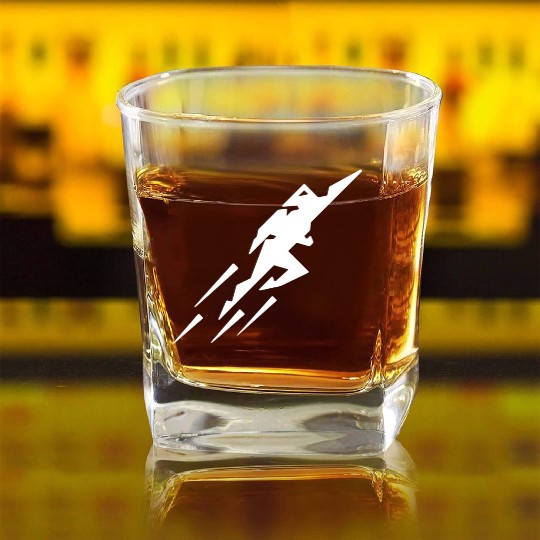 Rocket Man Square Whiskey Glasses