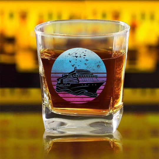 Cruise Gift Cruising Square Whiskey Glasses