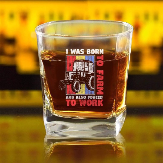 Agriculture Chickens Country Youth Square Whiskey Glasses