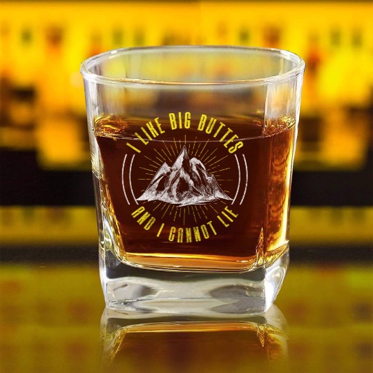 Mountaineering Summit Mountains Square Whiskey Glasses