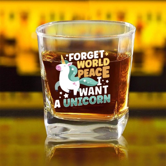 Horse Dressage Horseback-Riding Horse Girl Barn Square Whiskey Glasses