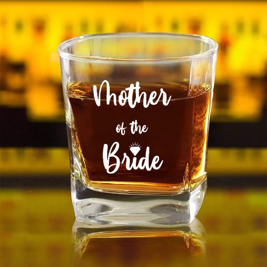 mother of the bride Square Whiskey Glasses