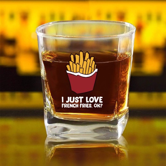 Fries - I just love french fries, ok? Square Whiskey Glasses