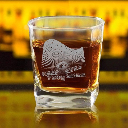 Eyes Wide Winter Come 2 The Light Grey Square Whiskey Glasses