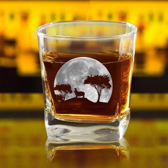 Hippo By Night Square Whiskey Glasses