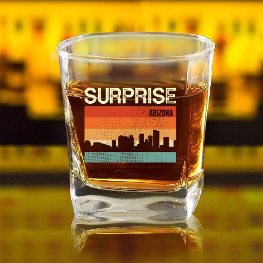 Surprise Square Whiskey Glasses