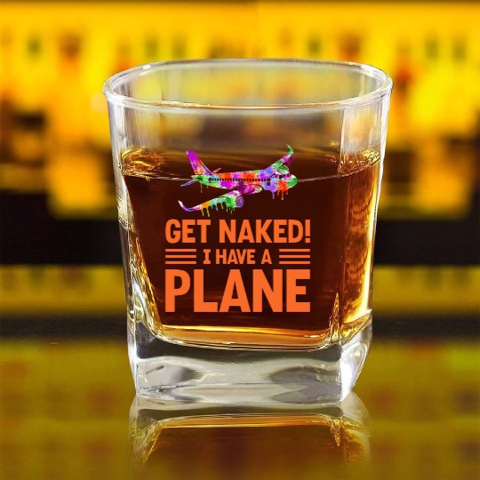 Airline Pilot Quote I Have A Plane Aircraft Pilot Square Whiskey Glasses