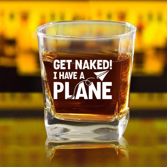 Airline Pilot Quote I Have A Plane Aircraft Pilot Square Whiskey Glasses
