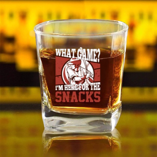 Rugby Game Lifestyle Football Goalie Sports Gifts Square Whiskey Glasses