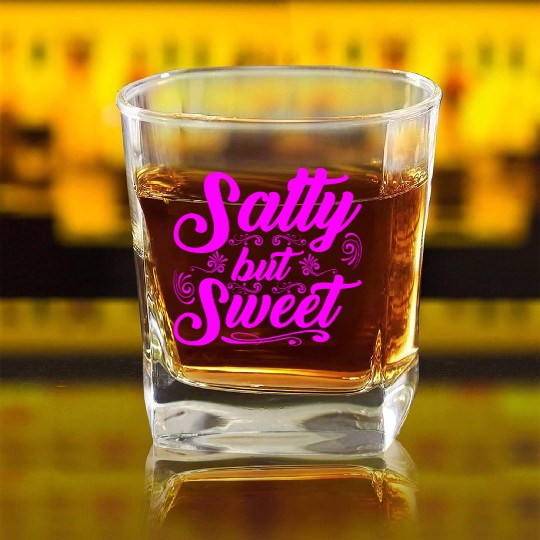Salty but Sweet 12 Square Whiskey Glasses