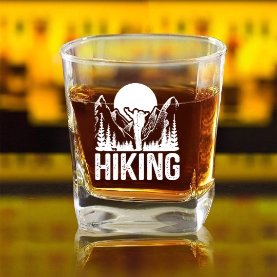 Hiking Go Mountaineering Hiking Tour Hiking Day Square Whiskey Glasses