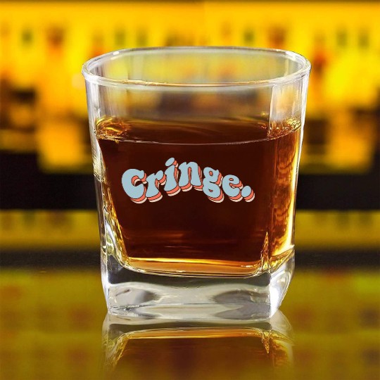 Cringe Square Whiskey Glasses
