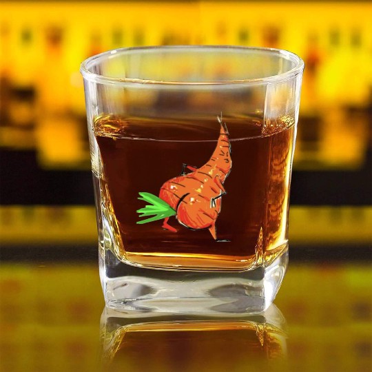 Thicc Carrot Square Whiskey Glasses
