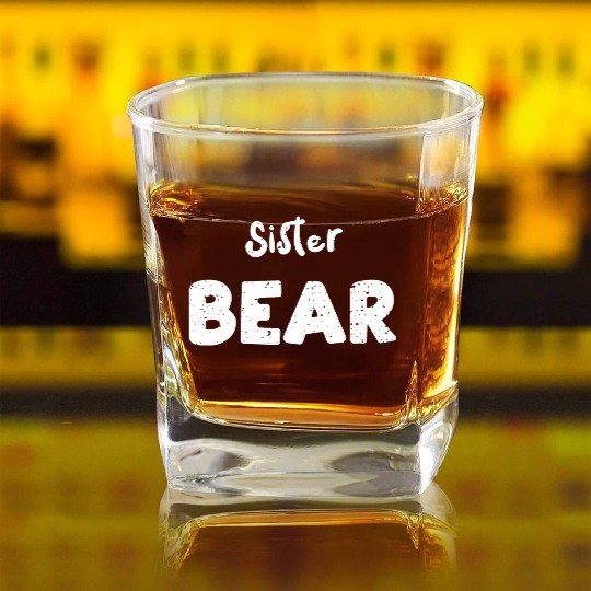 Sister Bear - Sister Square Whiskey Glasses
