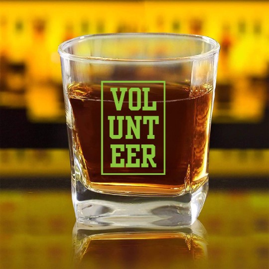 Volunteer Volunteering Volunteers Job Unpaid Square Whiskey Glasses