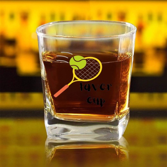 laver cup tennis Square Whiskey Glasses