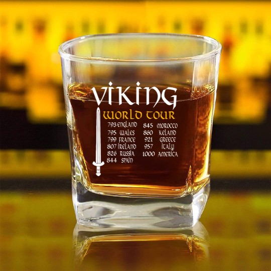 Viking World Tour Square Whiskey Glasses