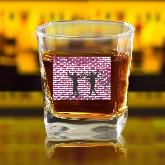 Black magic holyhock online by Yeshaya Dank Square Whiskey Glasses