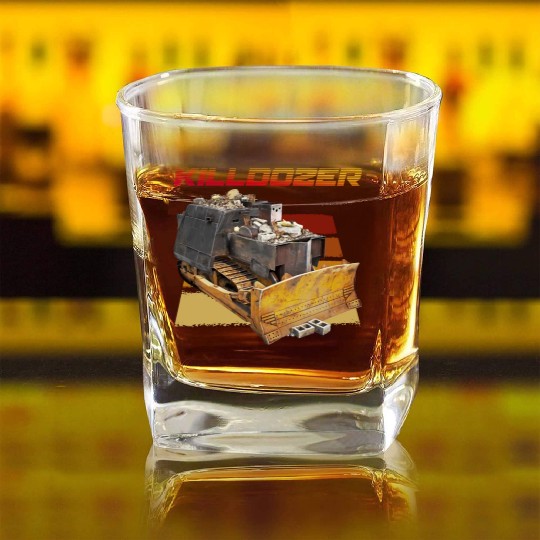 Killdozer Square Whiskey Glasses