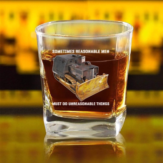 Killdozer Square Whiskey Glasses