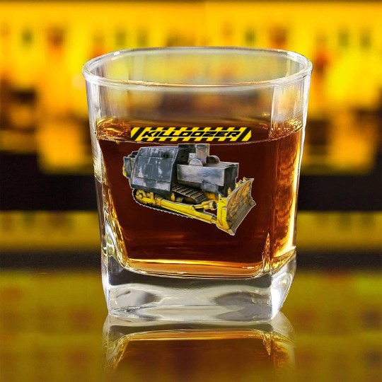 Killdozer Square Whiskey Glasses