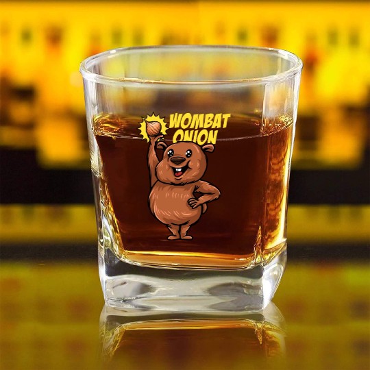Wombat Onion - Wombat Onion Square Whiskey Glasses