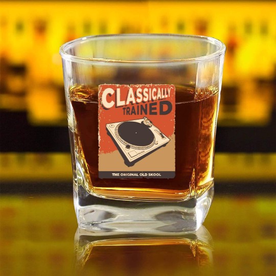 Classically Trained Square Whiskey Glasses