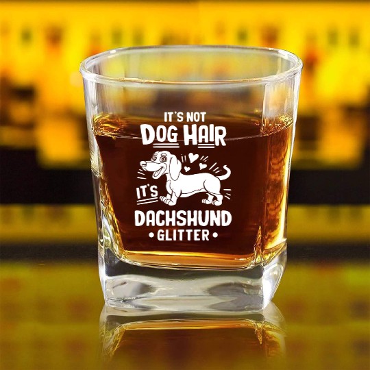 Dachshund Gift Dixie Wiener Doxie Dackel Square Whiskey Glasses