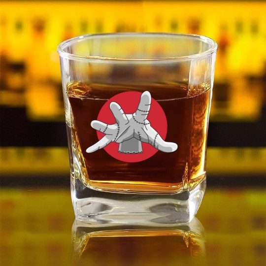 Thing Wednesday Wednesday Addams Enid TV Show Square Whiskey Glasses