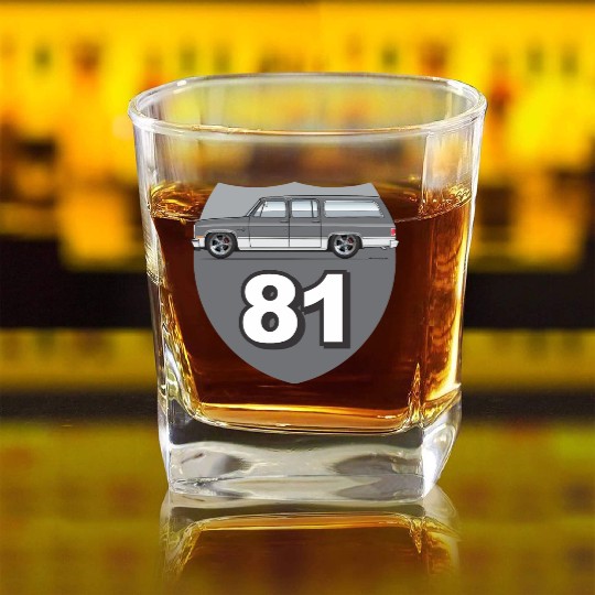 81 Charcoal Square Whiskey Glasses