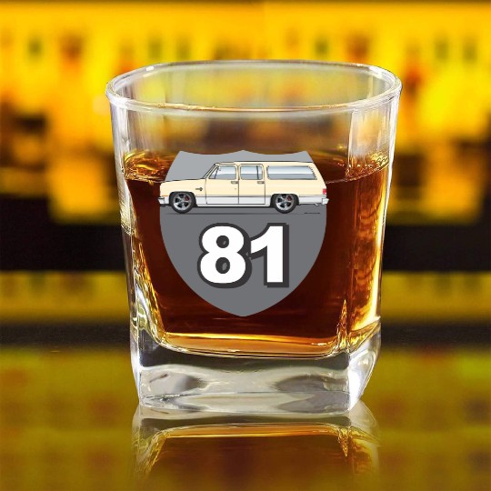 81 Santa Fe Tan Square Whiskey Glasses