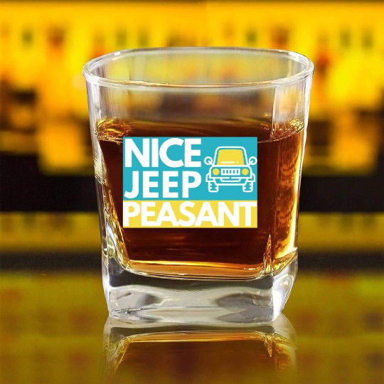 Nice Jeep Peasant Square Whiskey Glasses