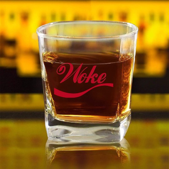 Stay Woke Square Whiskey Glasses