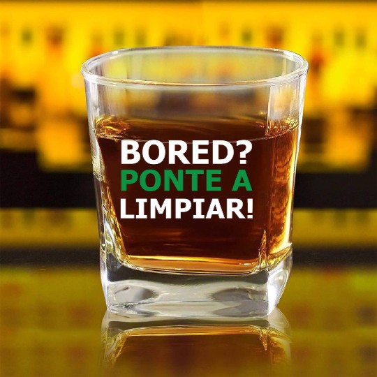 Bored Square Whiskey Glasses