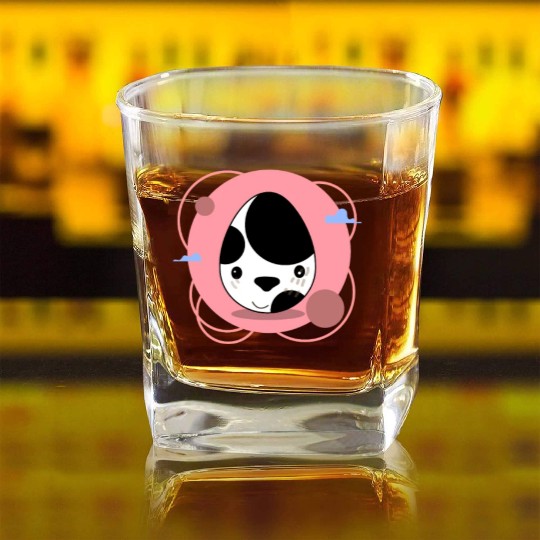 Easter Egg Sunday Square Whiskey Glasses