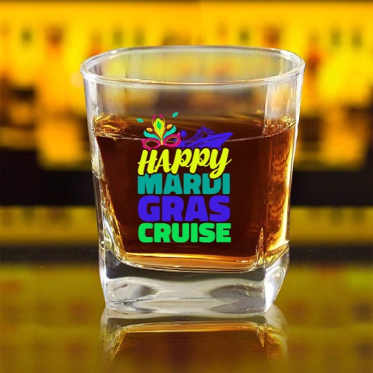 Mardi Gras Mardi Gras Parade Mardi Gras Costume Gi Square Whiskey Glasses