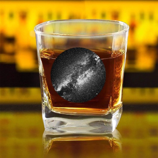 Milky Way Galaxy Square Whiskey Glasses