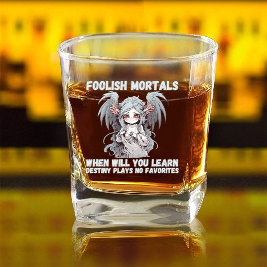 Foolish Mortals, Destiny 03 Square Whiskey Glasses