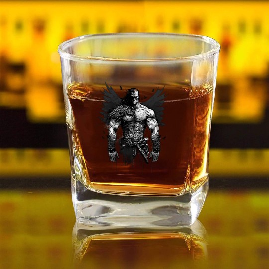 Muscle Raven Square Whiskey Glasses